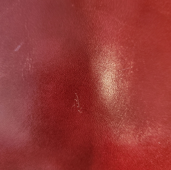 Vintage Fossil Red Leather work bag - Picture 2 of 9